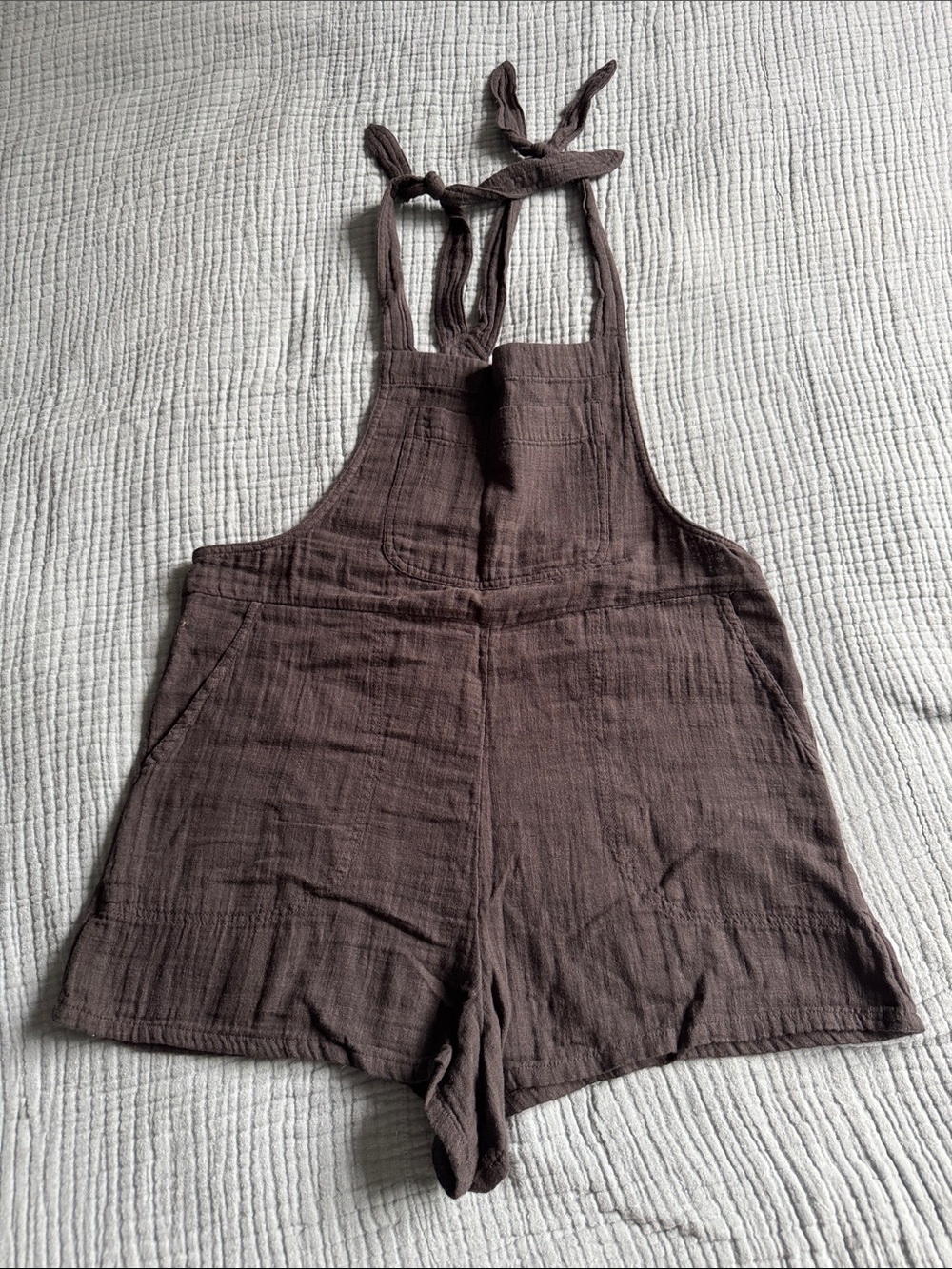 aerie Tie-Strap Short Romper